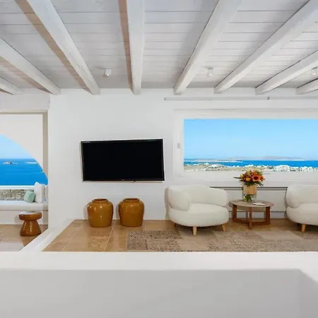 度假居 Luxury Near Beach Of Psarou *